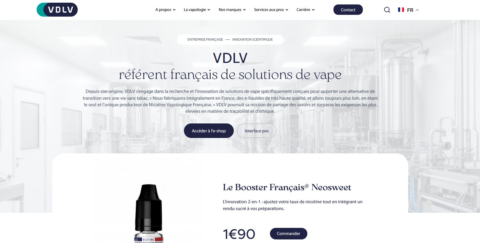 Article Nouveau site vitrine VDLV