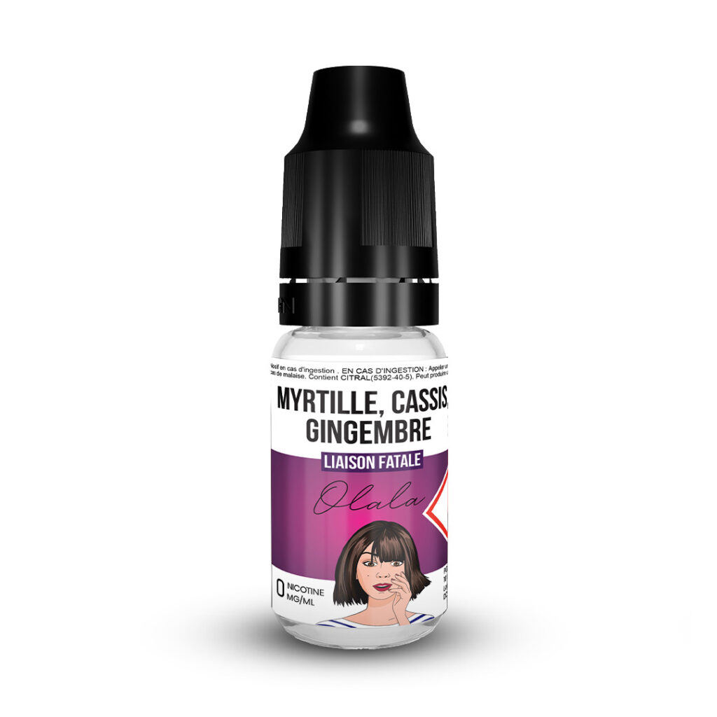 E-liquide Liaison Fatale - Myrtille Cassis Gingembre - 10 ml