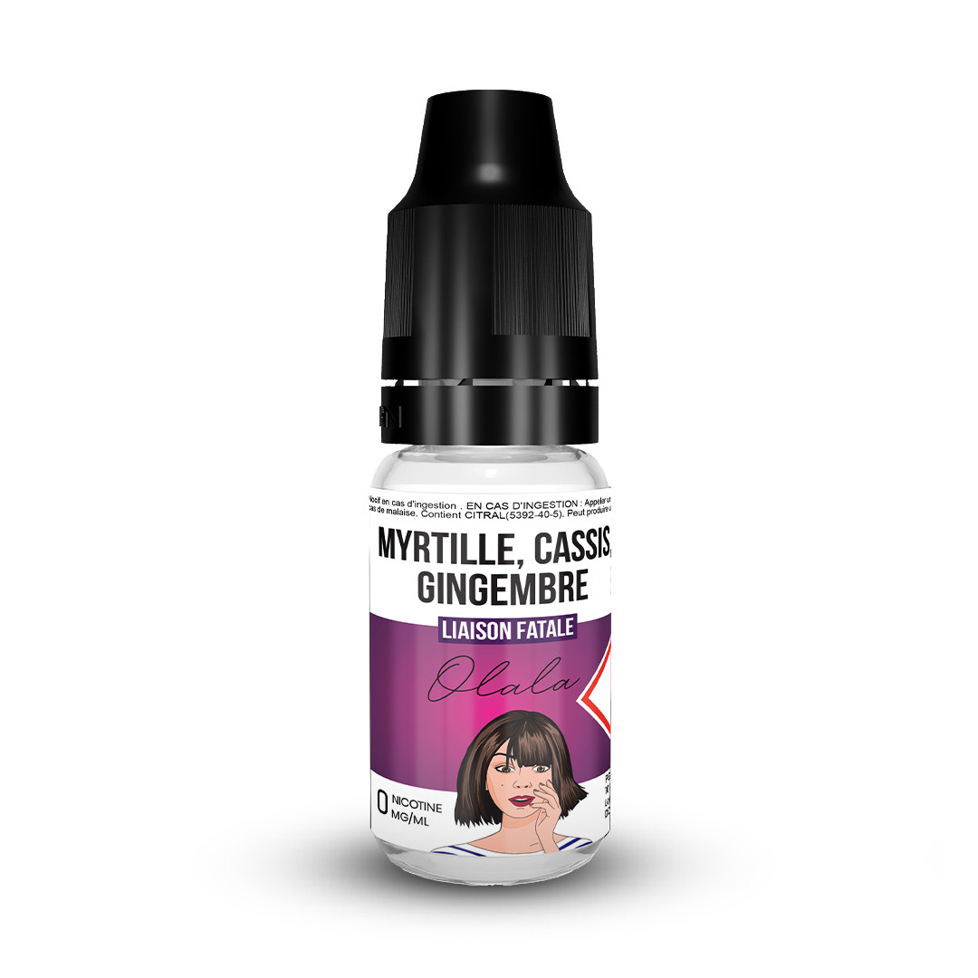 E-liquide Liaison Fatale - Myrtille Cassis Gingembre - 10 ml