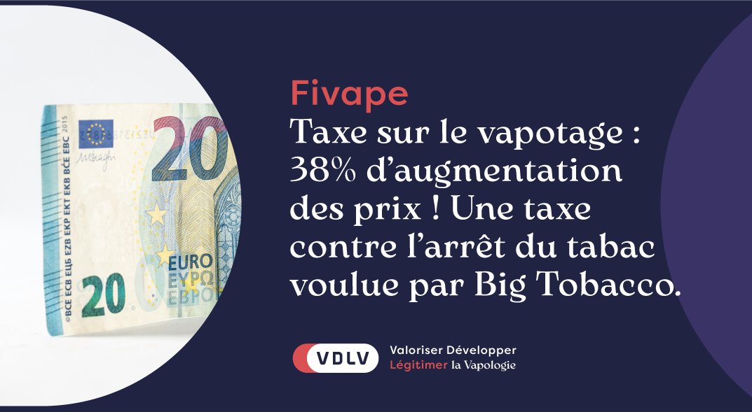 Taxe sur le Vapotage : +38% des Prix, un Coup de Pouce à l’Industrie du Tabac