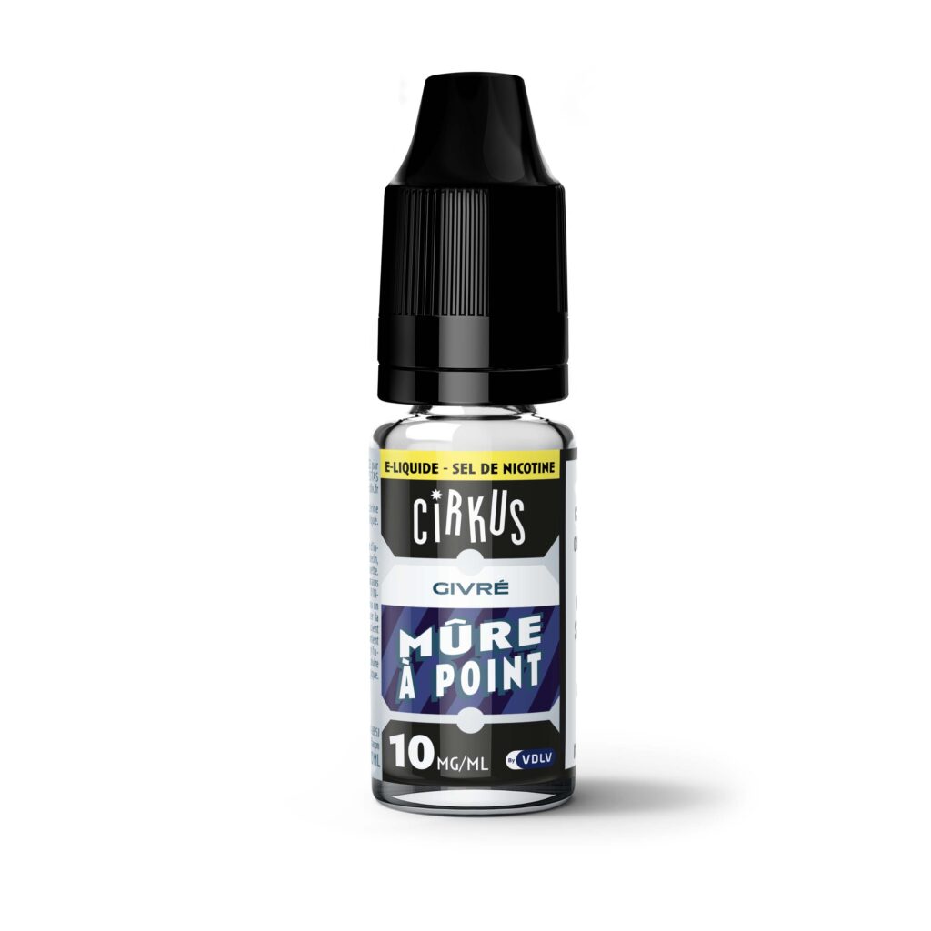 E-liquide Mûre à point aux sels de nicotine - 10 ml