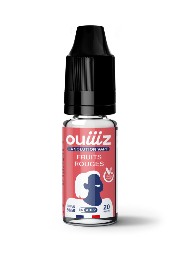 Flacon inclu dans le kit de recharge OUIIIZ Fruits rouges - 3x10ml