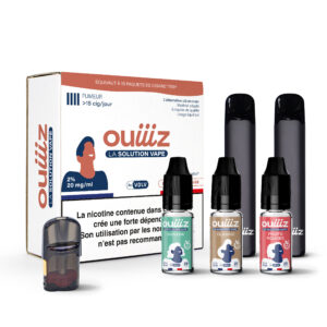 Kit de démarrage OUIIIZ plus de 15 cigarettes/jour