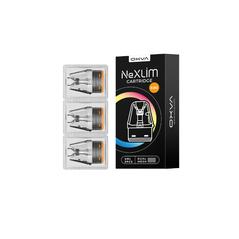 Cartouches Dual Mesh 4ml Nexlim Oxva (Lot de 3) - 0.8 ohm