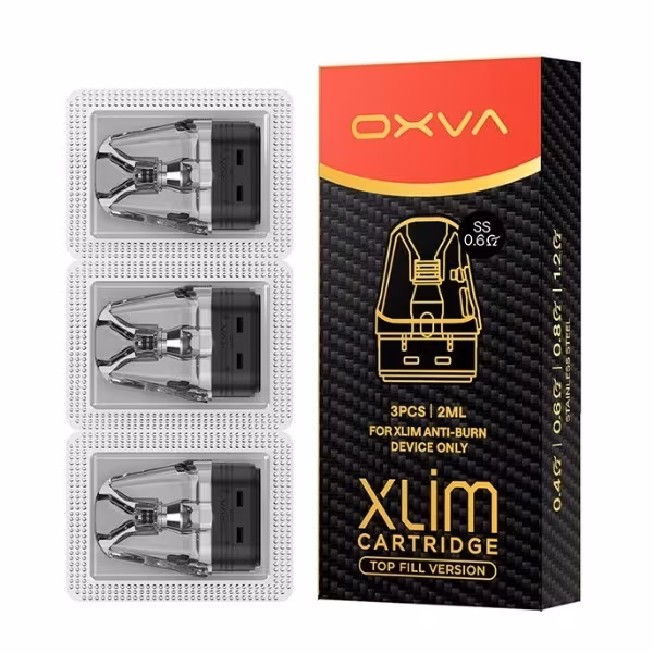 Cartouches XLIM Top Fill SS Oxva (Lot de 3) 0.6