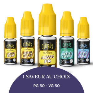 E-liquide - Pack de 5 pareils - PG50/VG50 - 10ml - Cirkus