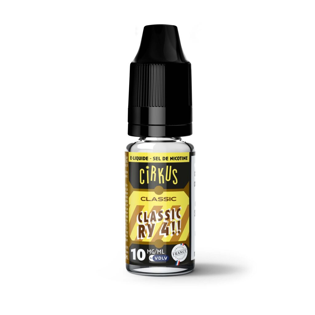 E-liquide Classic RY4 aux sels de nicotine - 10 ml