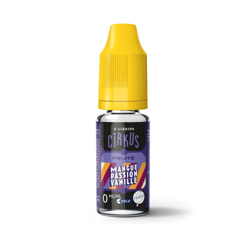 E-liquide Mangue Passion Vanille - 10ml