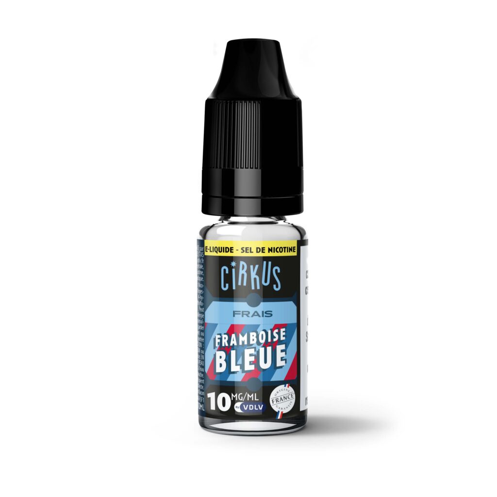 E-liquide Framboise Bleue aux sels de nicotine - 10 ml